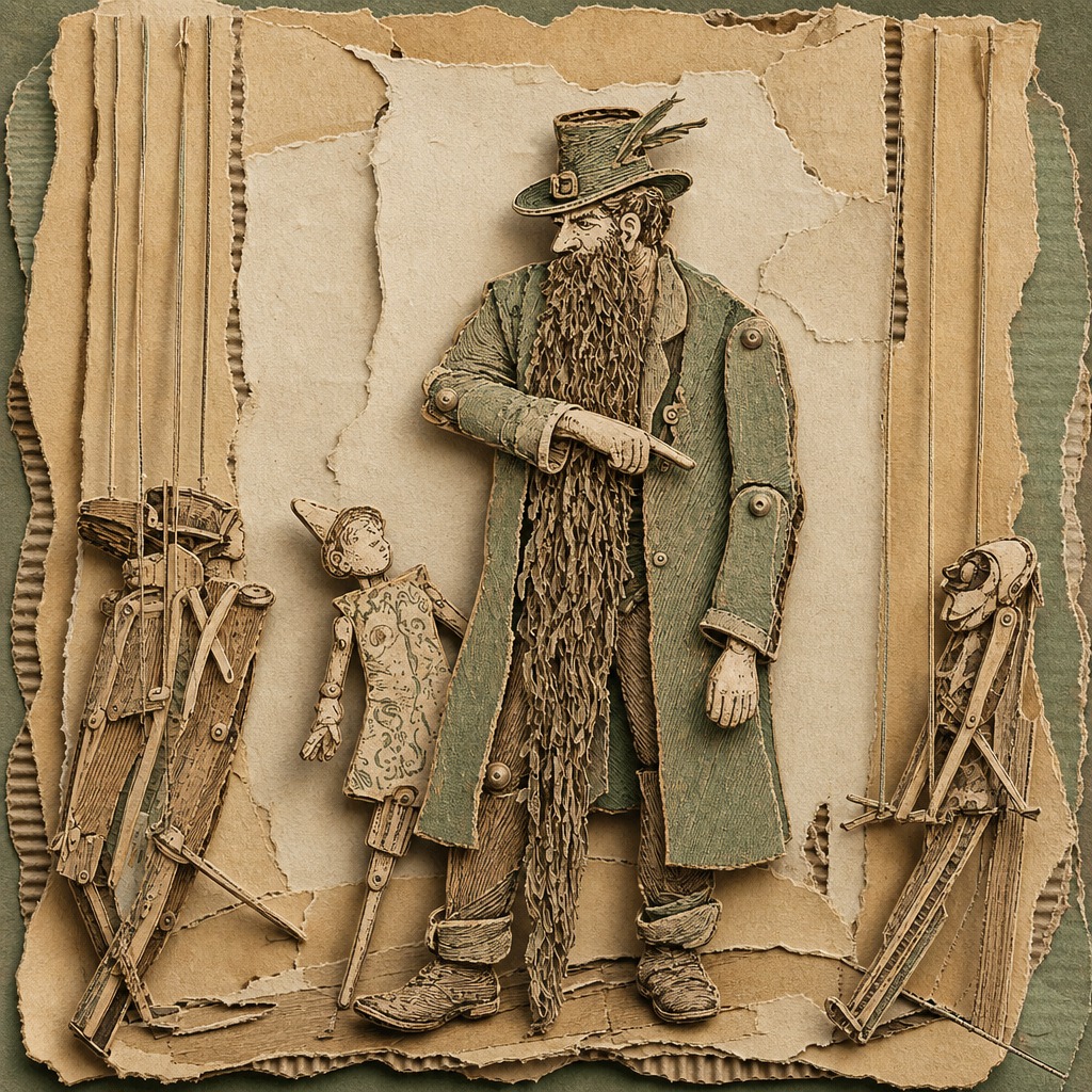Mangiafoco minaccia Pinocchio